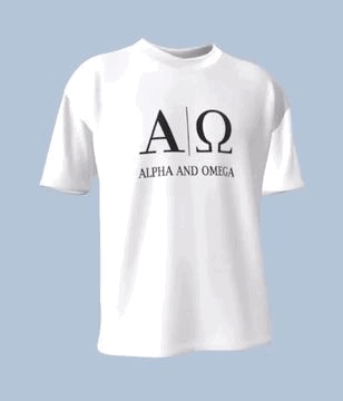 T-shirt Alpha Omega